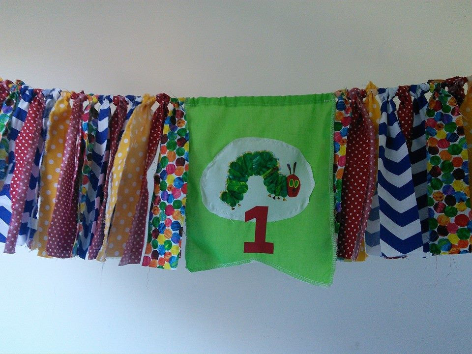 Hungry Caterpillar Rag Garland