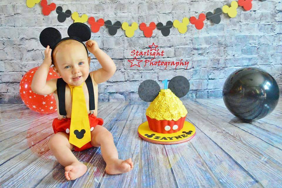 Boys Mickey Mouse Cake Smash Set